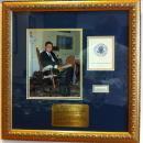 Fabric of JFK's rocking chair