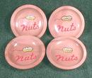 Woodpecker Woodware Peanut Wood Nut Bowls Set of 4 NOS