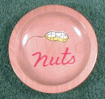Woodpecker Woodware Peanut Wood Nut Bowls Set of 4 NOS