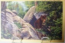 Can't Bear to Leave W Va Postcard.