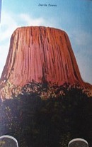 Devils Tower  N.E. Wyoming Post Card