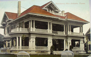 A Residence San Antonio Tex Postcard