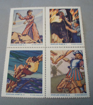 1939 Horlicks Poster Stamps, David and Golieth, Black Beauty