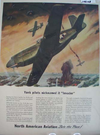 No. American Aviation Invader Ad 1945