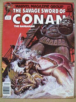 1982 Conan the Barbarian Magazine,