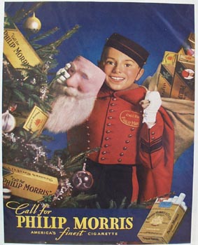 Phillip Morris Christmas Ad 1937