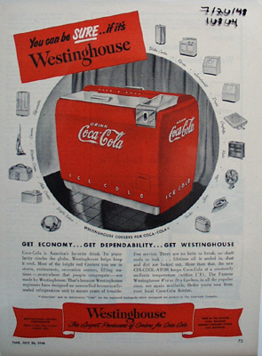 You can be sure if its Westinghouse ad., 7/26/48.