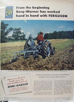 Borg Warner - Ferguson Tractor Ad 1952