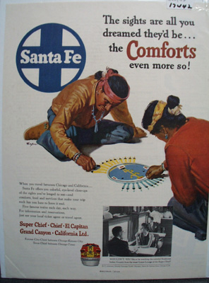 Santa Fe RR All You Dreamed Ad 1952