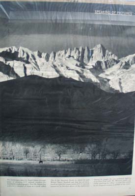 Ansel Adams Landscape Pictures 1960. 