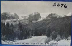 Bear Lake Road Rocky Mt. Nat'l Park Postcard