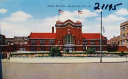 Union Station Lexington KY Post Card