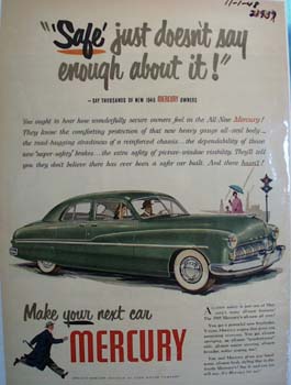 Mercury Safe Just Does Not Say Enough Ad 1948