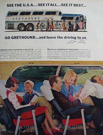 Greyhound Best Things In Life Ad 1965