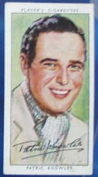 Patrick Knowles Film Stars Movie Card,