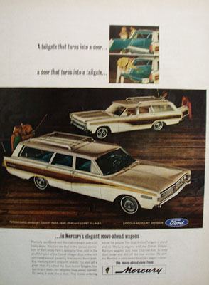 Mercury Comet Park Wagon Elegant Move Ahead Ad 1966