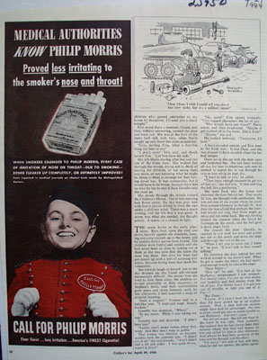 Philip Morris Medical Authorities Know Ad 1944