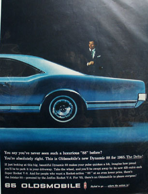 Oldsmobile Delta 88 New Dynamic Ad 1964