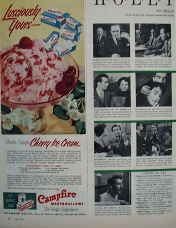 Campfire Marshmallows Lusciously Yours Ad 1954