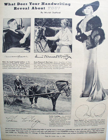 Mae West Movie Actress Article and Picture 1938