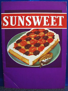 Sunsweet Prune and Apricot Cookbook 1939