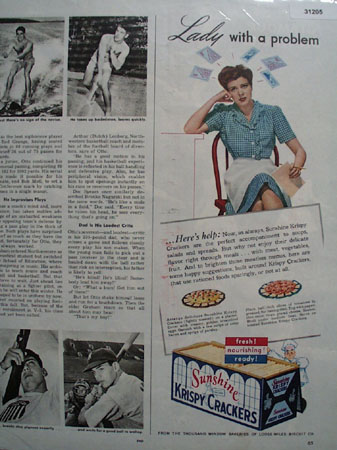 Loose Wiles Biscuit Co. Sunshine Krispy Crackers 1943 ad