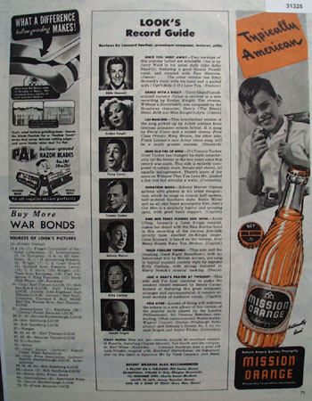 Mission Dry Corp. Mission Orange 1944 Ad