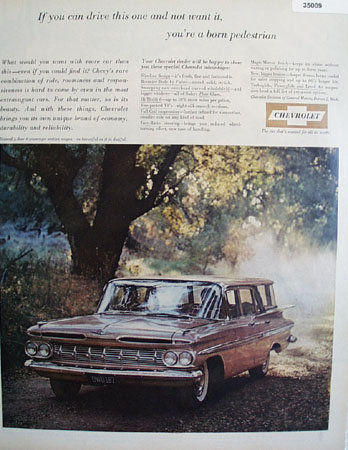 Chevrolet Nomad Station Wagon 1959 Ad