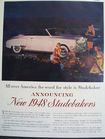 Studebaker Dream Car 1948 Ad