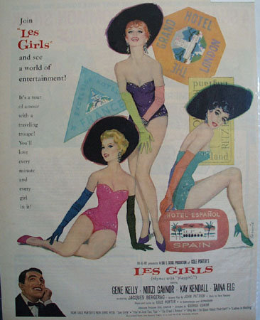 Les Girls Movie 1957 Ad