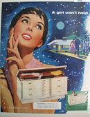 Lane Cedar Hope Chest June Smith 1957 Ad