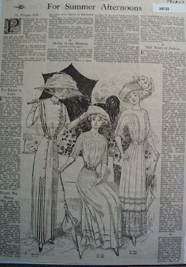 Needlecraft Modes Of The Moment Dress 1911 Ad