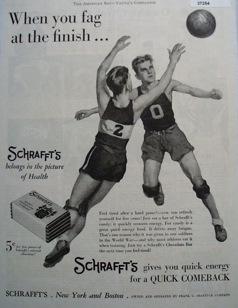 Schraffts Candy Bar 1931 Ad