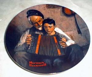 Norman Rockwell Music Maker plate 1981, excellent