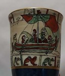 Italy Small Tumbler  Handpainted