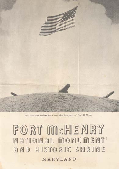 Fort McHenry 1942 brochure&map of bombardment