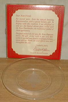 Avon Representative plate limited edition