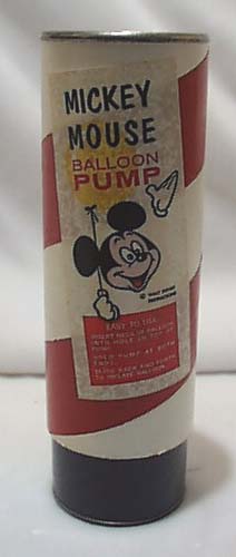 Mickey Mouse Balloon Pump,Cardboard