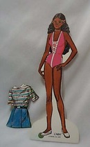 Mattel 1975 Cara & Curtis Paper Dolls