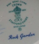 Crown Staffordshire Rock Garden Vase