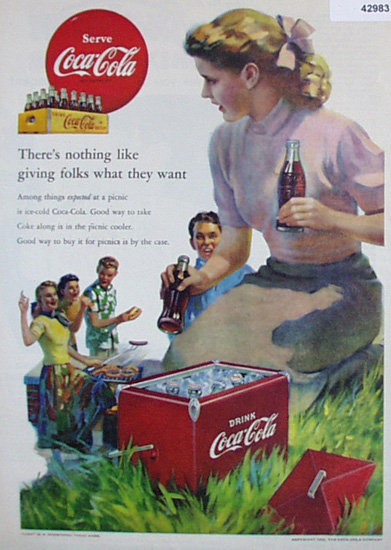 Coca Cola 1952 Ad.