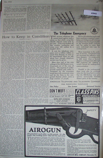 Airogun Mfg. Co. 1914 Ad