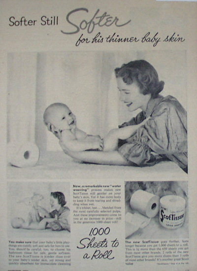 Scot Tissue 1953 Ad