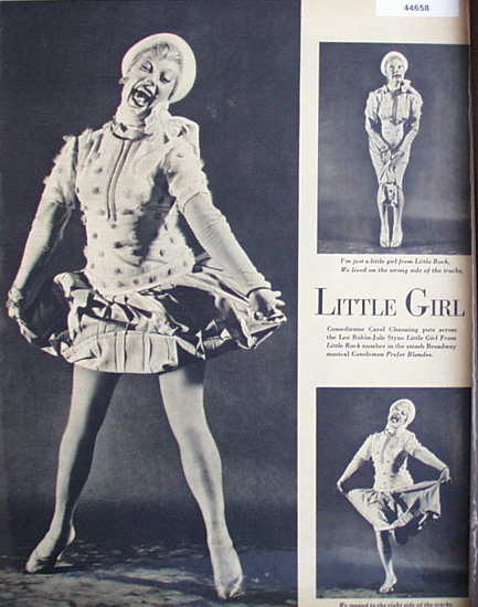 Carole Channing Little Girl From Little Rock 1950 Article