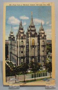 Front View Mormon Temple Salt Lake city PC