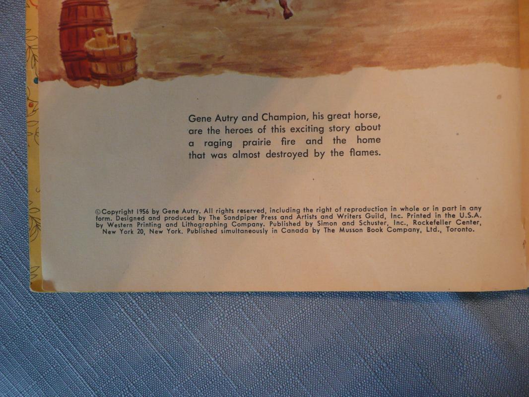 Gene Autry and Champion Little Golden Books