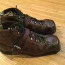 Vintage Leather Ski Boots