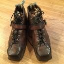 Vintage Leather Ski Boots