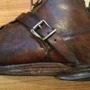 Vintage Leather Ski Boots