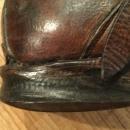 Vintage Leather Ski Boots